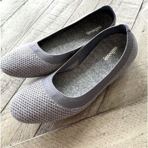 Allbirds ballet flats grey tweed (size 8)